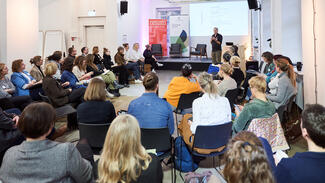 Transformationslabor Hochschule: Kick-off-Veranstaltung am 23. Januar 2025 in Berlin (Foto: Julia Merkel) Transformationslabor Hochschule: Kick-off-Veranstaltung am 23. Januar 2025 in Berlin (Foto: Julia Merkel)