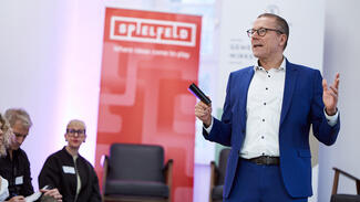 Transformationslabor Hochschule: Kick-off-Veranstaltung am 23. Januar 2025 in Berlin (Foto: Julia Merkel) Transformationslabor Hochschule: Kick-off-Veranstaltung am 23. Januar 2025 in Berlin (Foto: Julia Merkel)