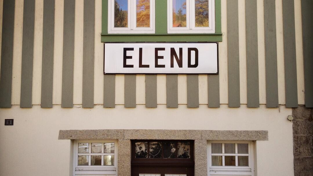 Ortsschild Elend