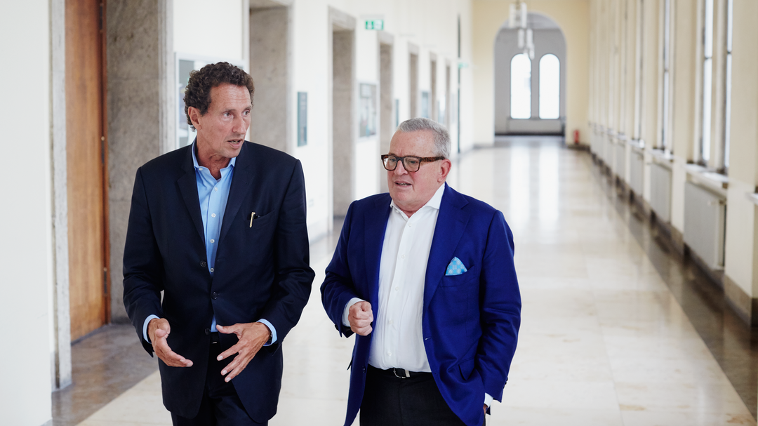 Streitbare Köpfe: Julian Nida-Rümelin (links) und Thomas Sattelberger (Foto: Sebastian Arlt) image