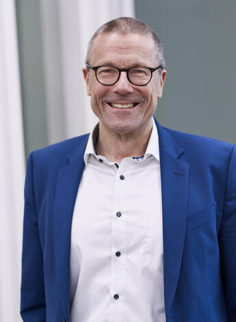 Uwe Schneidewind, Oberbürgermeister der Stadt Wuppertal und Schirmherr des Programms Transformationslabor Hochschule 