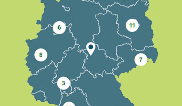 Landkarte Lehr­kräfte­bildung
