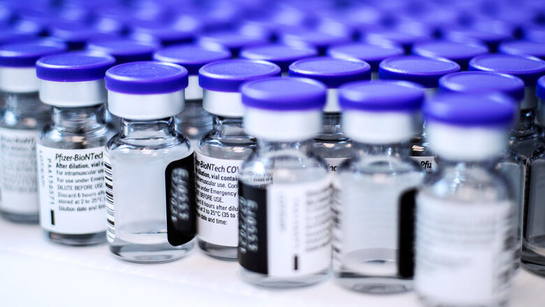Covid-19-Impfstoffdosen von BioNTech (Foto: Ansgar Pudenz/Deutscher Zukunftspreis)