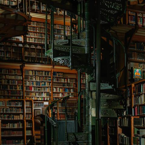 Klosterbibliothek der Abteil Maria Laach (Foto: Christian Bohnenkamp)