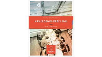 Programmheft zur Ars legendi-Preisverleihung 2016 (Cover)