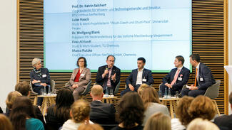 Abschlusskonferenz zum Programm "Study & Work" am 15. Mai 2017 (Foto: Wolfgang Borrs)