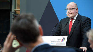 Forschungsgipfel 2017: Keynote von Peter Altmaier (Foto: David Ausserhofer)