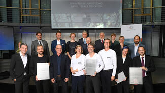 Finale im Förderwettbewerb "Data Literacy Education" am 28. September 2018 in Berlin (Foto: David Ausserhofer)