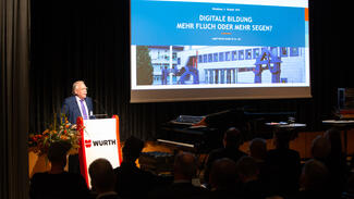 Veranstaltung "Digitale Bildung: Mehr Fluch oder mehr Segen?" am 9. Oktober 2018 in Künzelsau (Foto: Marc Weigert)