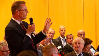 Veranstaltung "Digitale Bildung: Mehr Fluch oder mehr Segen?" am 9. Oktober 2018 in Künzelsau (Foto: Marc Weigert)