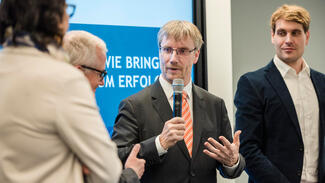 Zukunftsforum Kooperation und Innovation am 11. Mai 2023 in Leverkusen (Foto: Damian Gorczany)