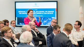 Zukunftsforum Kooperation und Innovation am 11. Mai 2023 in Leverkusen (Foto: Damian Gorczany)