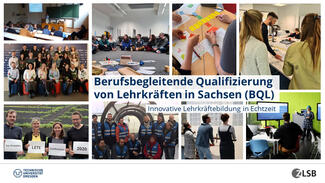 Berufsbegleitende Qualifizierung von Lehrkräften in Sachsen (Fotos: TU Dresden)