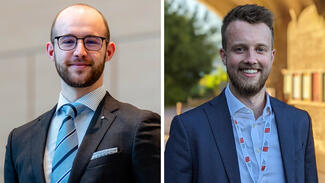 Linus Kühl und Jost Wiethölter