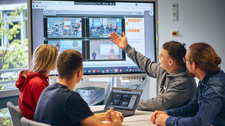 Videoanalyse im Bachelorstudiengang Ingenieurpädagogik (Foto: TH Rosenheim)