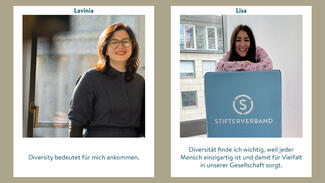 So divers sind die Mitarbeiterinnen und Mitarbeiter des Stifterverbandes