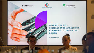 IP-Transfer 3.0: Hintergrundgespräch am 14. November 2023 (Foto: Phil Dera)