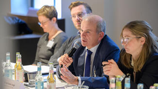 IP-Transfer 3.0: Hintergrundgespräch am 14. November 2023 (Foto: Phil Dera)