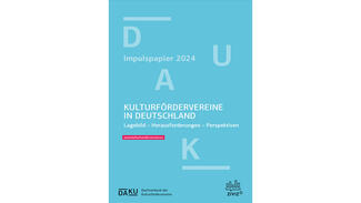 Kulturfördervereine in Deutschland (Cover des Impulspapiers)