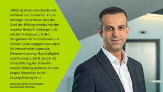 Serkan Şen: "Bildung ist ein entscheidender Schlüssel zur Innovation."