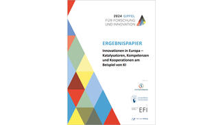 Ergebnispapier zum Gipfel für Forschung und Innovation 2024 (Cover)