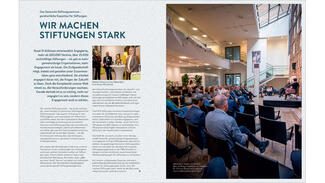 Beispielseiten aus dem DSZ-Jahresbericht 2023/2024