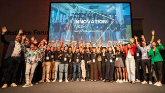 Innovation Night zum Abschluss des Workshop-Programms im Ideation Lab des REACH – EUREGIO Start-up Centers (Foto: münster4life)