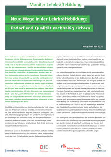 Monitor Lehrkräftebildung: Policy Brief (Cover) Monitor Lehrkräftebildung: Policy Brief (Cover)