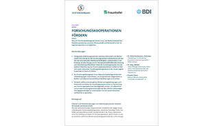 Forschungskooperationen fördern (Cover)