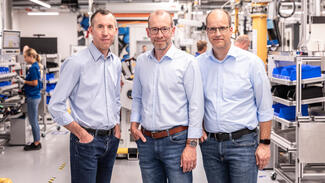 Das für den Deutschen Zukunftspreis 2025 nominierte Team III (Foto: Ansgar Pudenz/DZP) Das für den Deutschen Zukunftspreis 2025 nominierte Team III (Foto: Ansgar Pudenz/DZP)