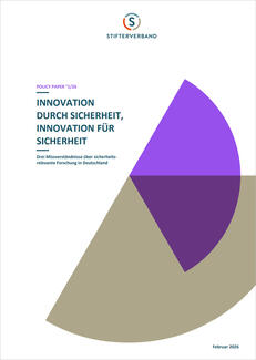 Innovation durch Sicherheit, Innovation für Sicherheit (Cover des Papers)