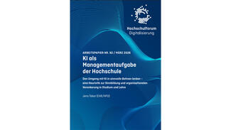 KI als Managementaufgabe der Hochschule (Cover der Publikation)