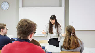 Hochschulperle des Monats: Lehrveranstaltung an der Hochschule der Medien Stuttgart (Foto: Hochschule der Medien Stuttgart)