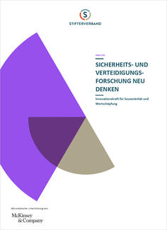 Sicherheits- und Verteidigungsforschung neu denken (Cover der Studie)