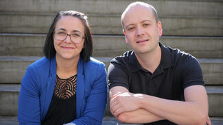 Susanne Stamm und Benedikt Schubert (Foto: Franziska Epp/Hochschule für Musik FRANZ LISZT Weimar)
