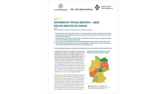 Informatik-Monitor 2026/27: Zwischenbilanz zur Informatik an Schulen