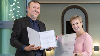 Verleihung des Ars legendi-Preises 2019 an Peter Riegler (Foto: David Ausserhofer)