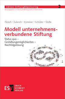 Buch "Modell unternehmensverbundene Stiftung" (Cover)