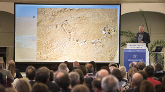 Communicator-Preis 2017 an Stefan Kröpelin (Foto: Falk Wenzel/DFG)