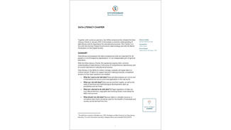 Data Literavy Charter (Cover)