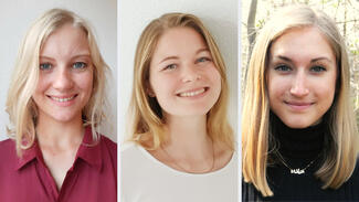 Bianka Detering, Julia Dötzer und Hannah Eger (v.li.)