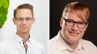 Jonas Becher (li.) und Patrick Vels