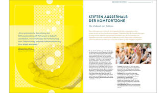 Beispielseiten aus dem DSZ-Jahresbericht 2017/18