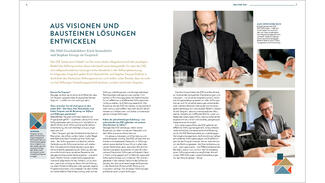 Beispielseiten aus dem DSZ-Jahresbericht