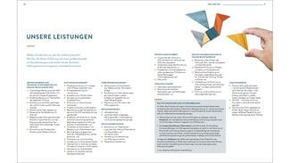 Beispielseiten aus dem DSZ-Jahresbericht