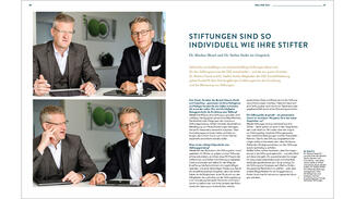 Beispielseiten aus dem DSZ-Jahresbericht