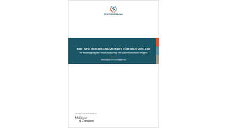 Paper "Eine Beschleunigungsformel für Deutschland" (Cover)