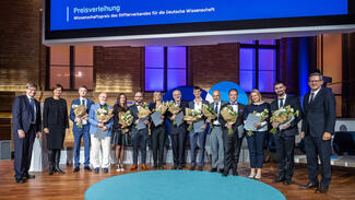 Erwin-Schrödinger-Preis 2021: Preisverleihung (Foto: Till Budde/Helmholtz-Gemeinschaft)