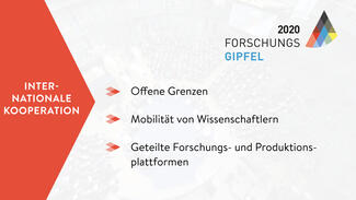 Zentrale Aussagen aus dem Ergebnispapier zum Forschungsgipfel Roundtable 2020