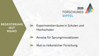 Zentrale Aussagen aus dem Ergebnispapier zum Forschungsgipfel Roundtable 2020